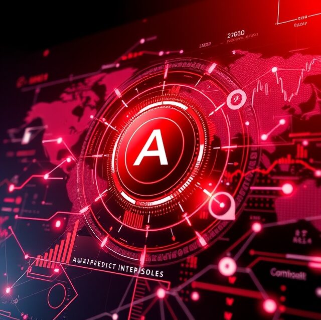 AuxiPredict dashboard showcasing predictive analytics for data-driven decision making.